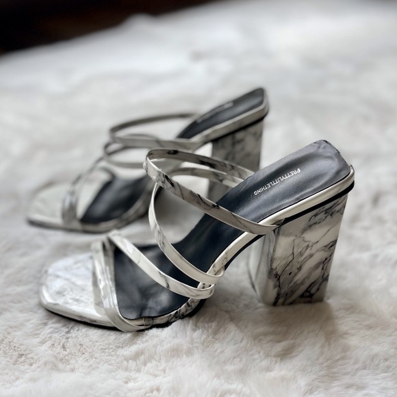 🖤🤍 Pretty Little Things 🖤🤍 New! Marble Heels - Picture 8 of 12